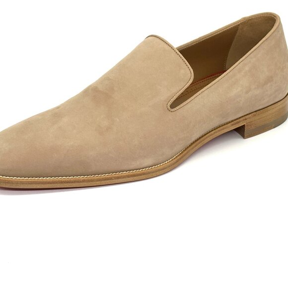 Christian Louboutin DANNY FLEX FLAT Mens Venetian Nubuck Loafers Shoes main image 7